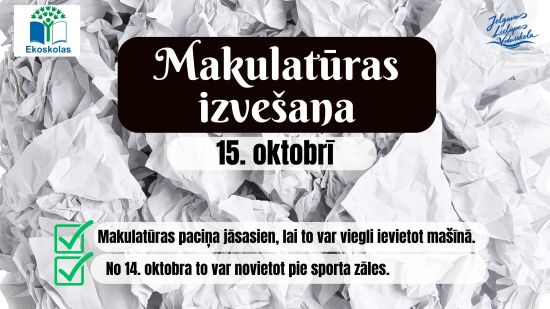 Makulatūras izvešana